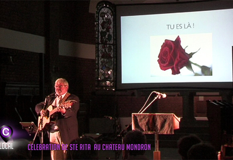 Célébration de Ste Rita au Château Mondron