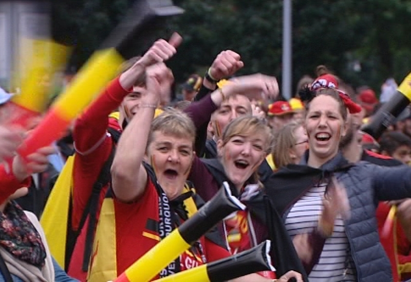 Ambiance de match à Charleroi