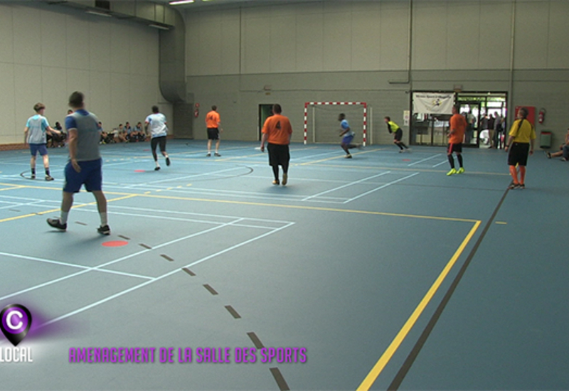 Aménagement de la salle des sports de Piéton