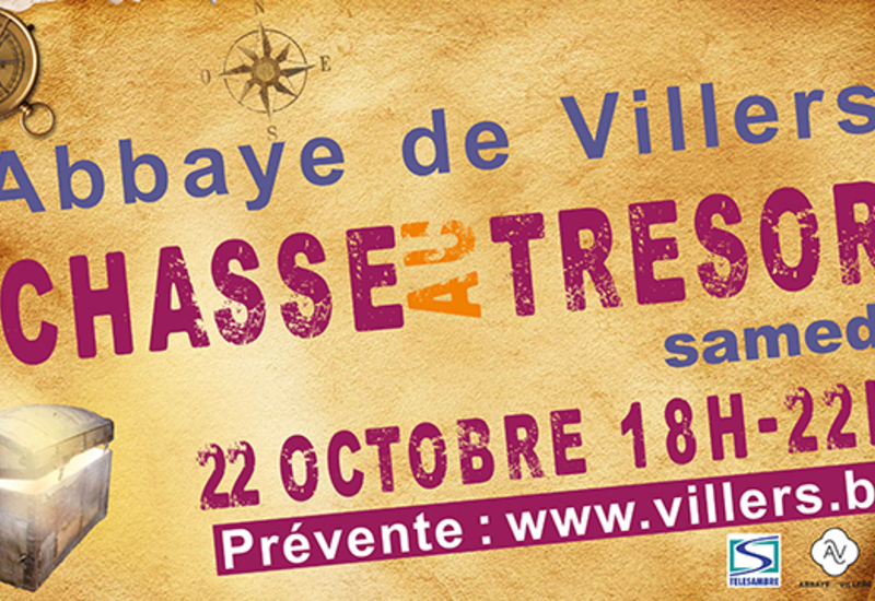 Remportez 10x2 entrées pour une chasse au trésor (Abbaye de Villers-la-Ville)