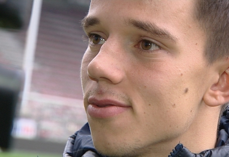 Portrait du jeune Zèbre Gaëtan Hendrickx qui a marqué le pénalty décisif contre les Mauves