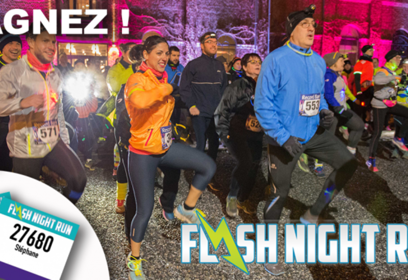 10 places duo pour la Flash Night Run du 10/03