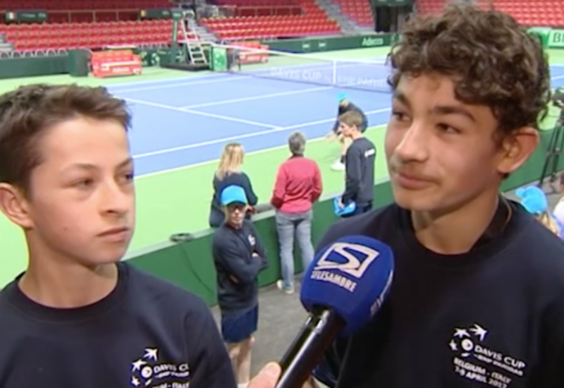 Les ramasseurs de balles de la Coupe Davis sont thudiniens