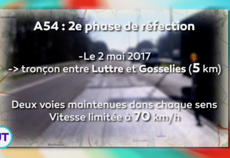 La réfection de l'autoroute A54 se poursuit