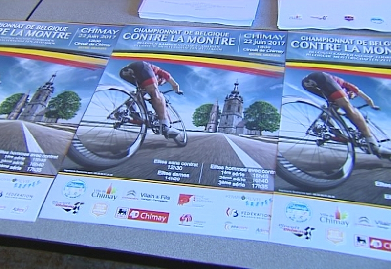 Le championnat de Belgique cycliste du contre-la-montre à Chimay