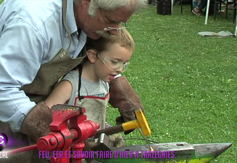 ''Feu, fer et savoir-faire d'hier'': festival de la ferronnerie à Courcelles