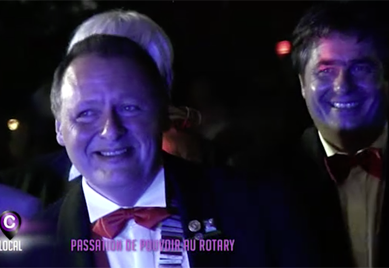Passation de pouvoir au Rotary Courcelles 2000