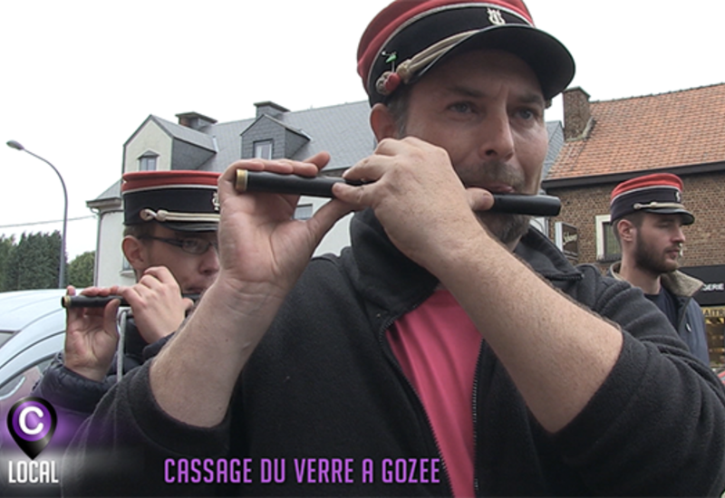 Cassage du verree à Gozée