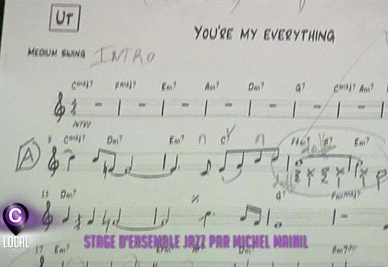 Stage d'ensemble jazz par Michel Mainil