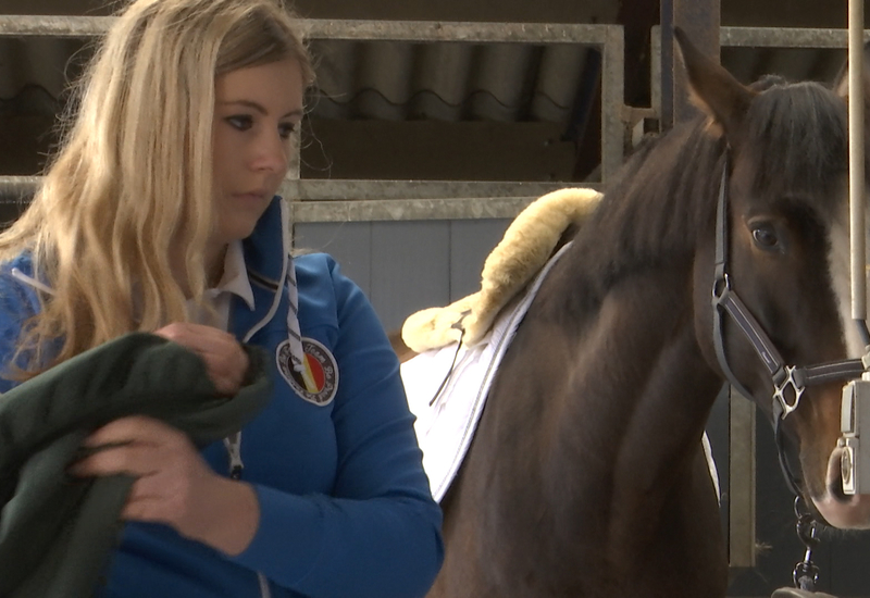 Equitation : entre Morgane et son cheval Riboy, une belle complicité