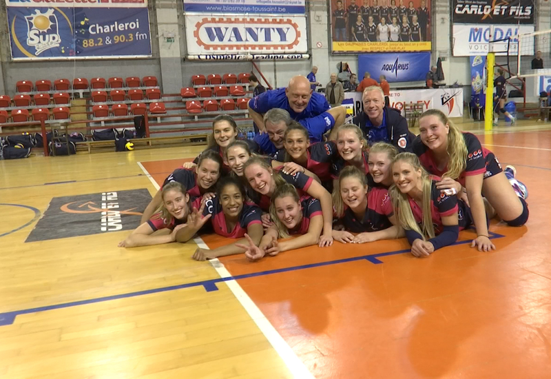 Les filles de Charleroi Volley retrouvaient leur ancien coach Sacha Koulberg, mais comme adversaire