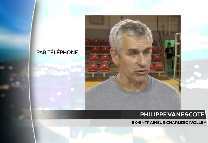 Charleroi Volley : le coach Philippe Vanescote a jeté l'éponge