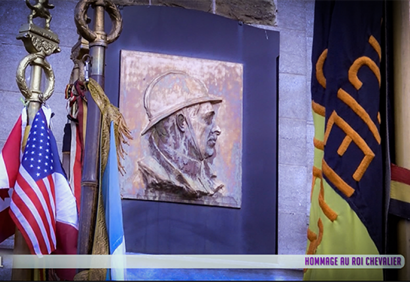 Courcelles rend hommage au Roi Chevalier