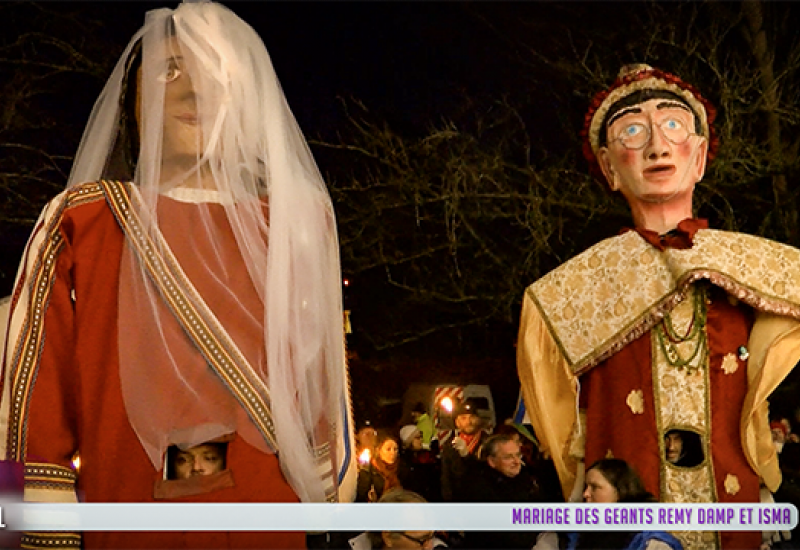 Mariage de géants à Dampremy