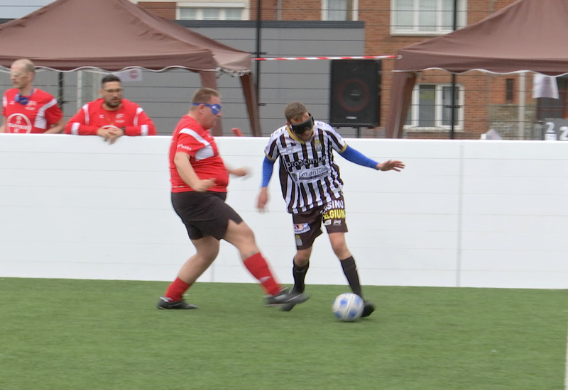 Du beau monde au deuxième tournoi international du club de cécifoot de Charleroi