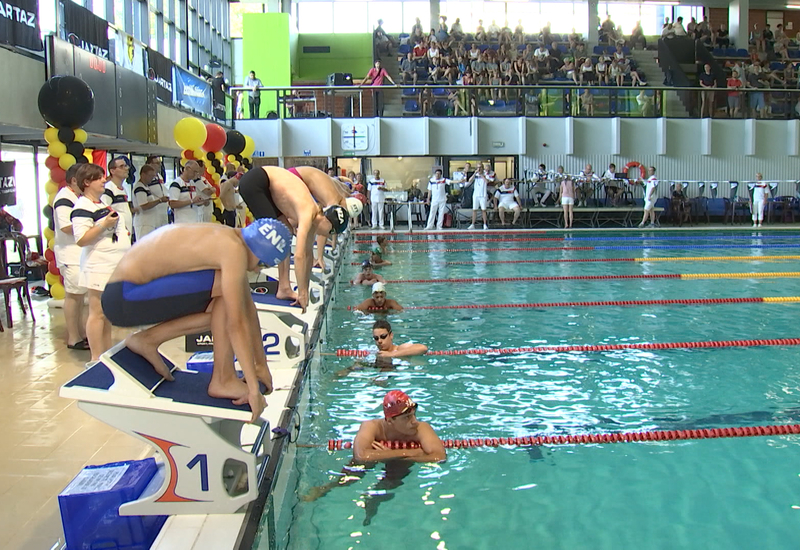 Le championnat de natation de Belgique organisé à l'Hélios