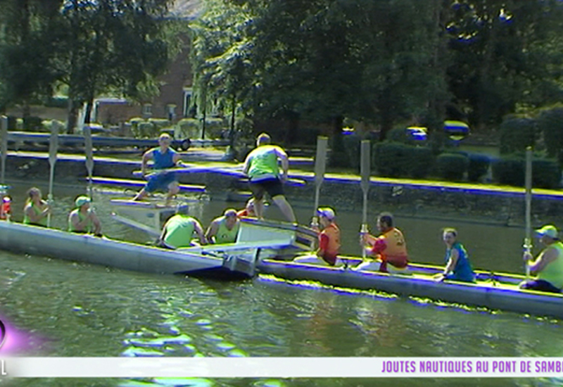 Joutes nautiques à Lobbes