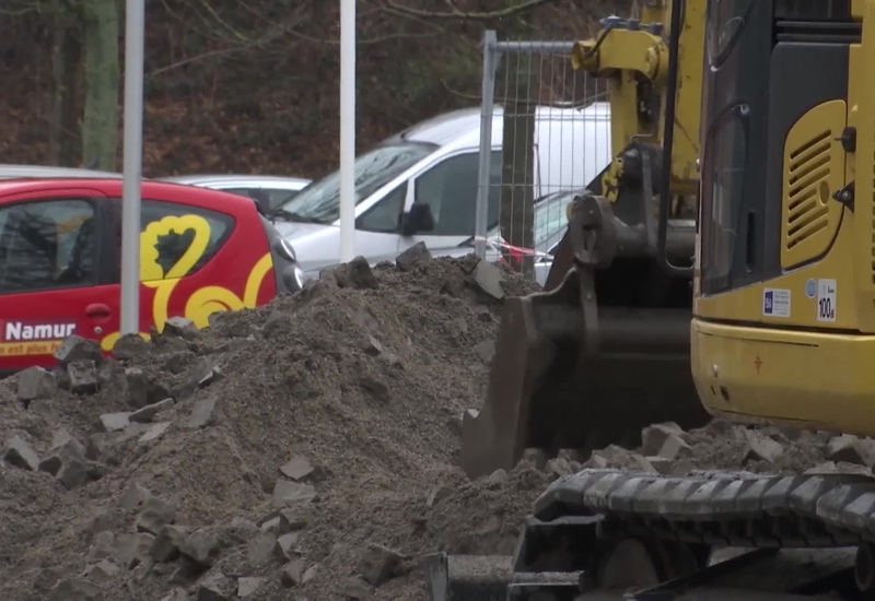 Auvelais : les travaux de la Grand Place à nouveau prolongés