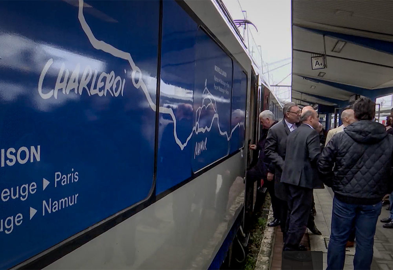 Inauguration de la ligne Charleroi-Maubeuge