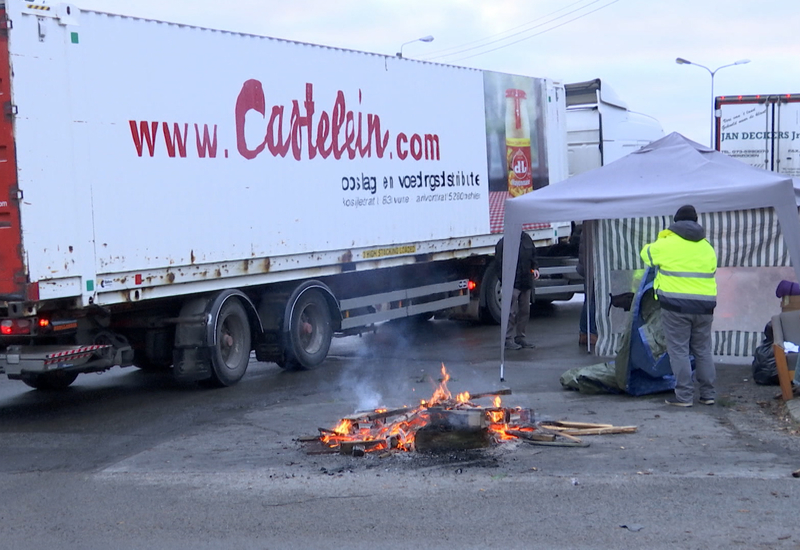 Le dépôt du groupe Mestdagh à Gosselies bloqué pendant la nuit 