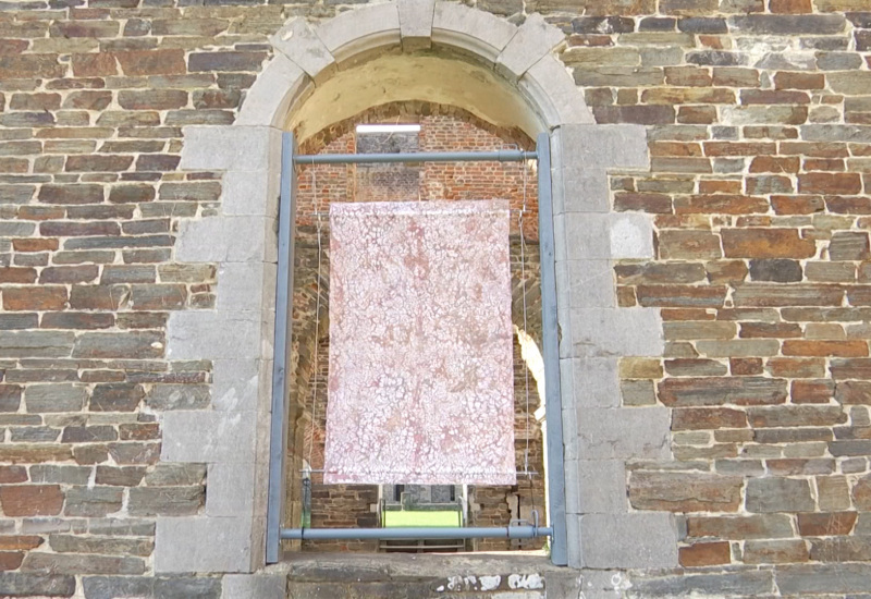 Des tapisseries textiles monumentales à l'Abbaye de Villers-la-Ville