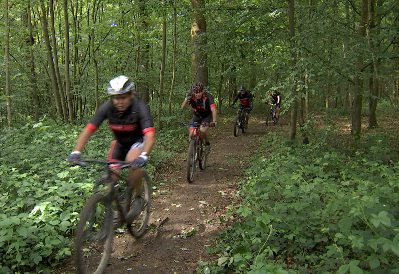 Conditions météos idéales pour le traditionnel VTT des Lacs de l'Eau d'Heure