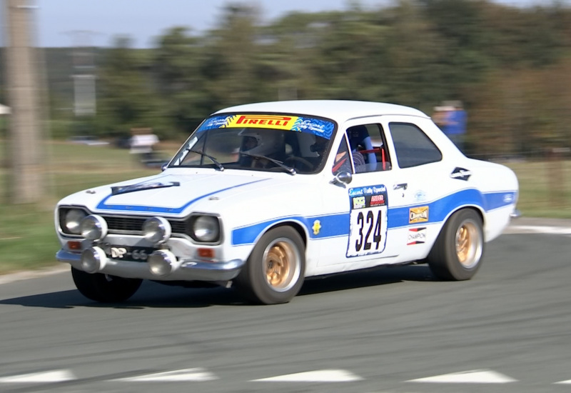 La mythique Ford Escort à l'honneur sur le circuit de Chimay