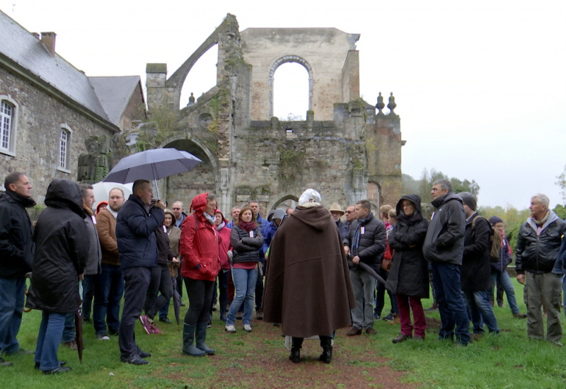 Retour 225 ans en arrière en plein saccage de l'Abbaye d'Aulne