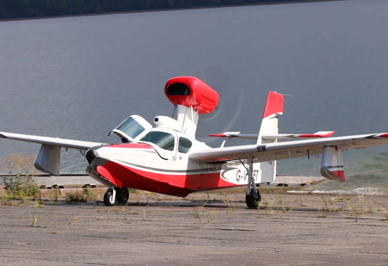 Turbulences autour de l'hydravion à l'Eau d'Heure 