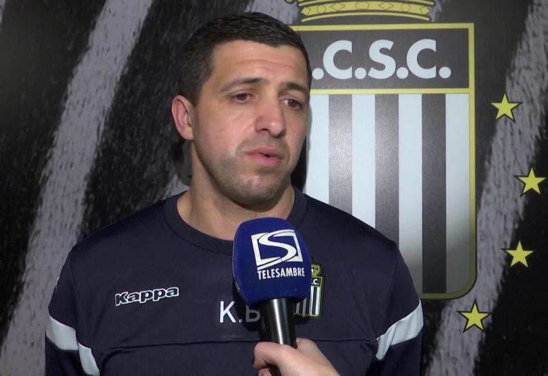 Conférence de presse du Sporting de Charleroi: Karim Belhocine 