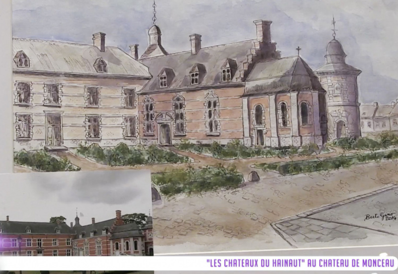 Expo: les châteaux du Hainaut au Château de Monceau