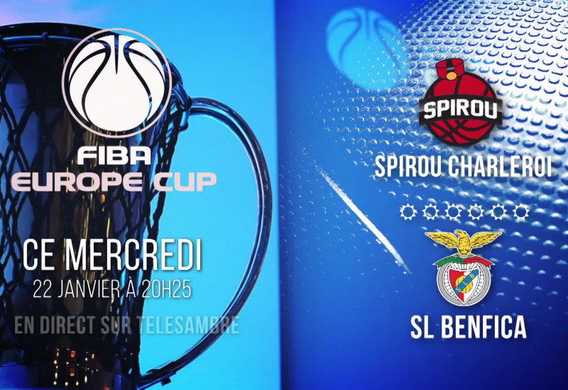 Ce mercred 22: en direct Spirou - Benfica