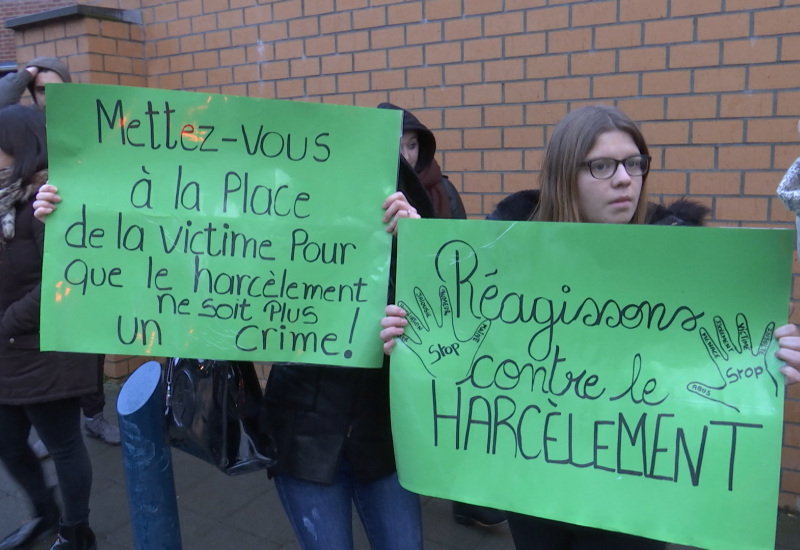 Mobilisation à l'école de Maëlle pour dénoncer le harcèlement