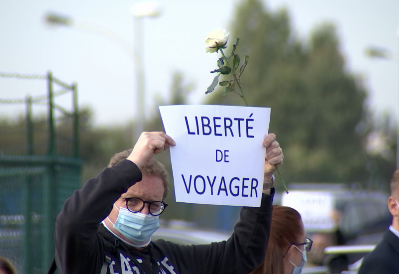 BSCA: les agents de voyages ont protestés symboliquement ce matin