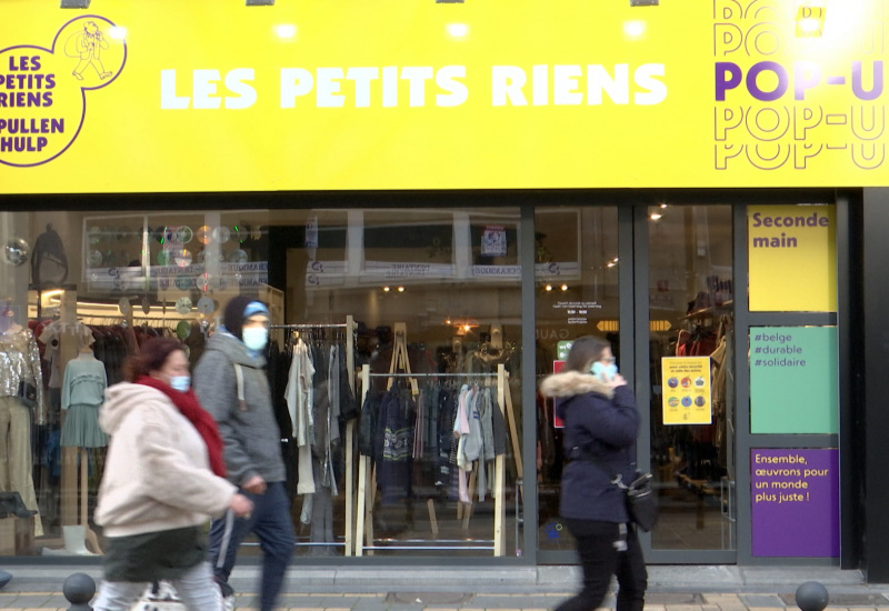 Les Petits Riens ont ouvert une boutique à Charleroi