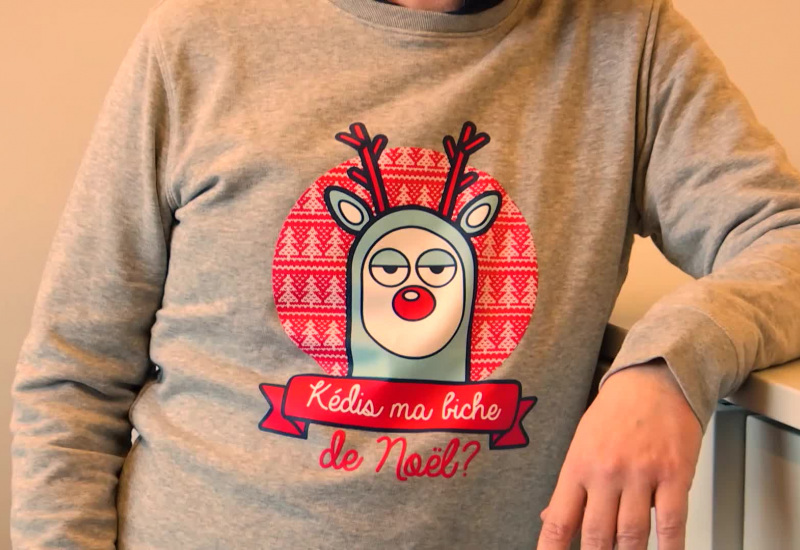 Pull de Noël: c'est chaud (et moche) à Télésambre ! 