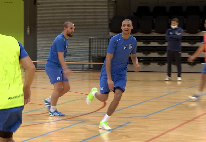 Dernier entraînement avant la Croatie pour le Futsal Team