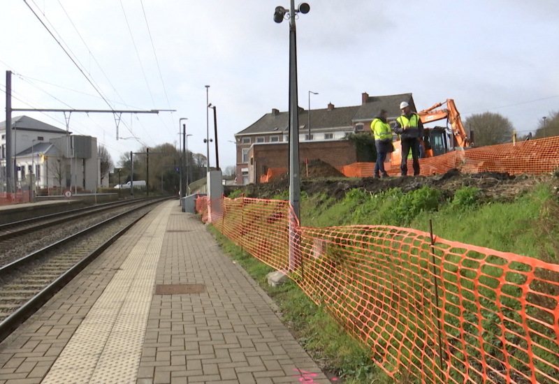 Rénovation de la gare à Farciennes: Le chantier a démarré!