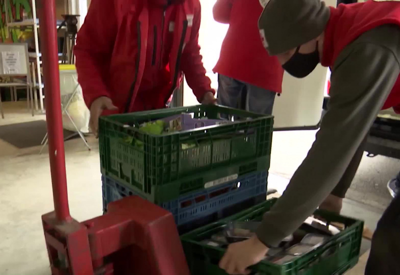 Marcinelle: Un Hub alimentaire créé par la Croix-Rouge 