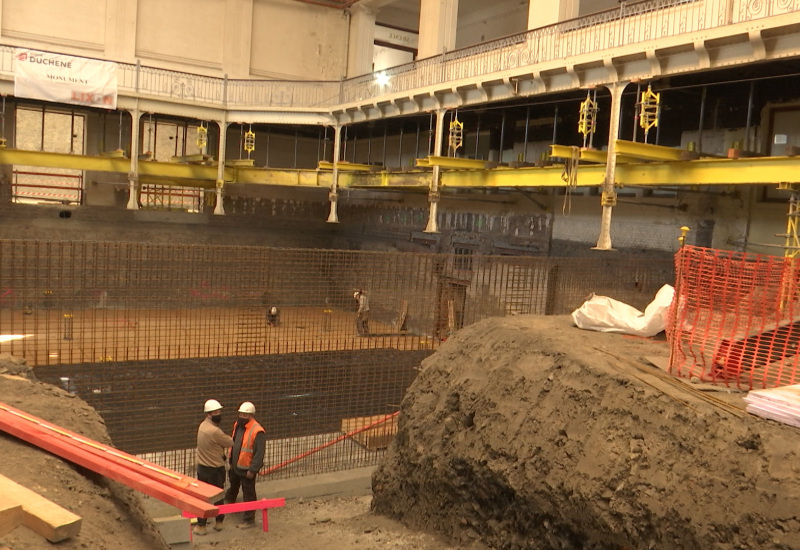 Visite du chantier impressionnant du Zénobe Gramme