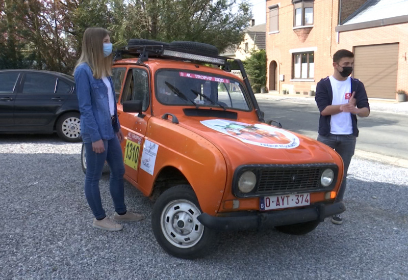 Nalinnes : "Frérot et Soeurette"' se préparent pour le 4L Trophy