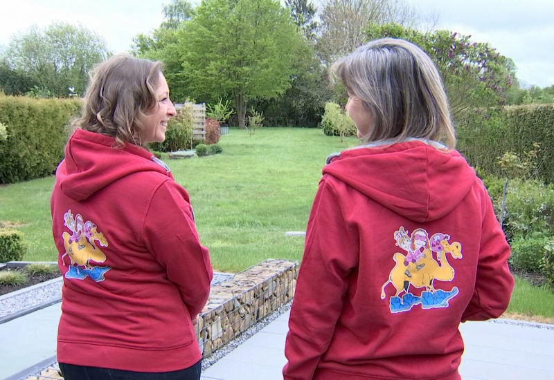 Audrey et Nathalie, deux amies qui vont participer au Trophée Rose des Sables