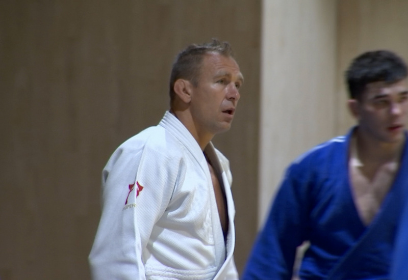 Damiano Martinuzzi, entraîneur de judo, de retour des JO