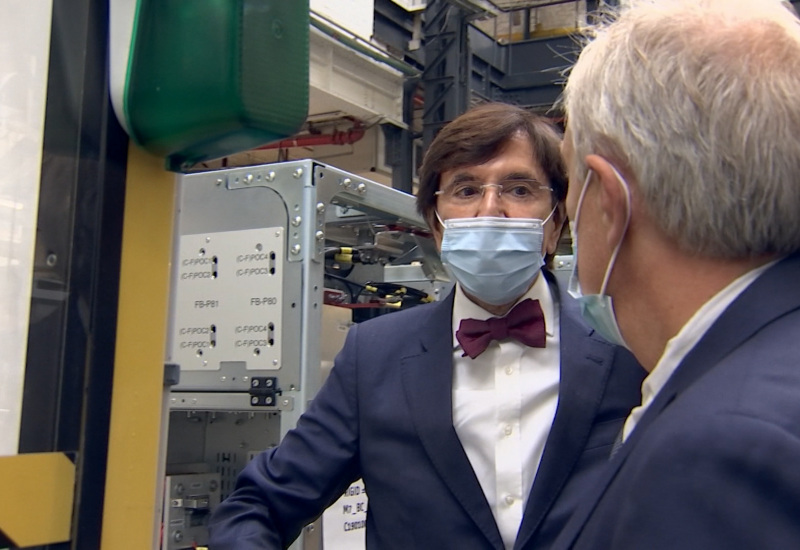 Visite d'Elio Di Rupo chez Alstom: plusieurs projets sur les rails ! 