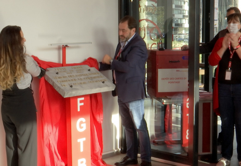 La FGTB inaugure sa nouvelle tour : le « Point Rouge »