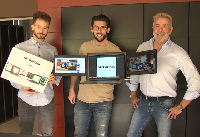 Une société de Gerpinnes commercialise Le Slide, un système multi-écrans pour PC portables unique au monde !