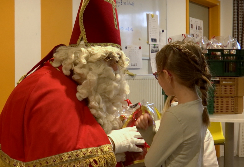 Saint-Nicolas était de passage à la Fondation Papillon