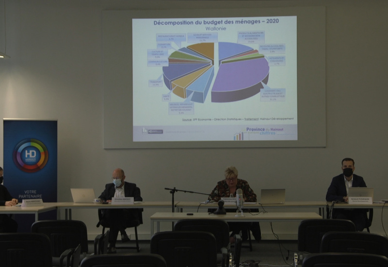 La Province de Hainaut présente ses chiffres de l'année 2021 