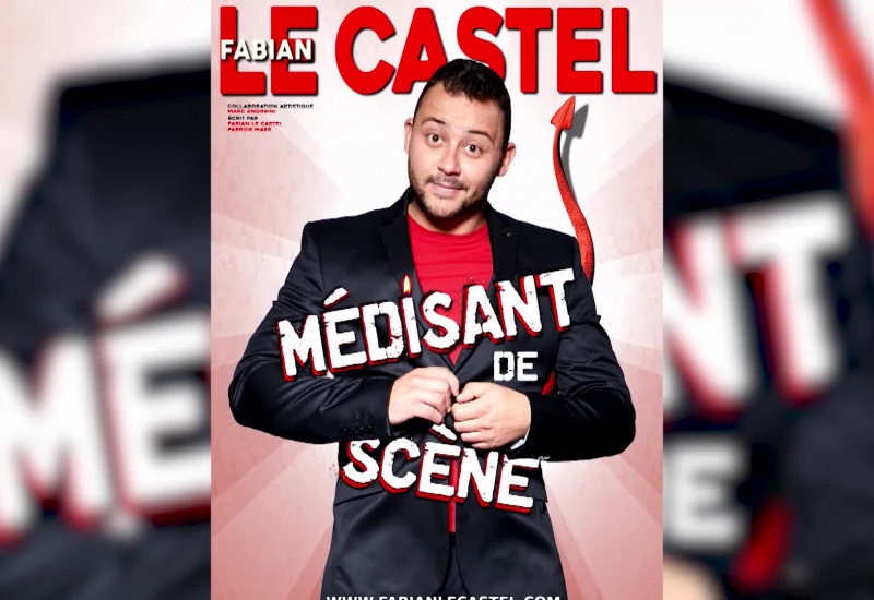 Fabian Le Castel au théâtre la Ruche pour son spectacle "Médisant de scène"