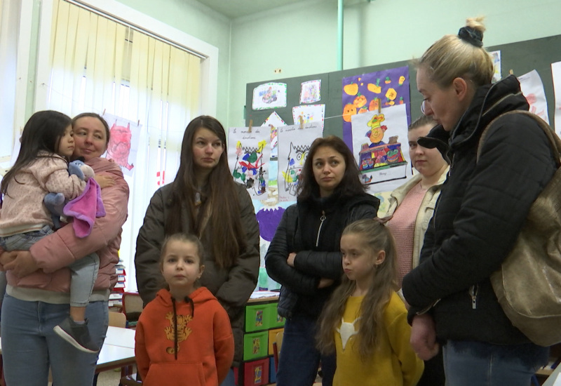 Couillet : Des Ukrainiennes intègrent l’école du Fond Jacques